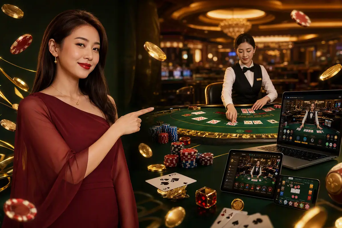 bai88 Microgaming লাইভ ডিলার টেবিল